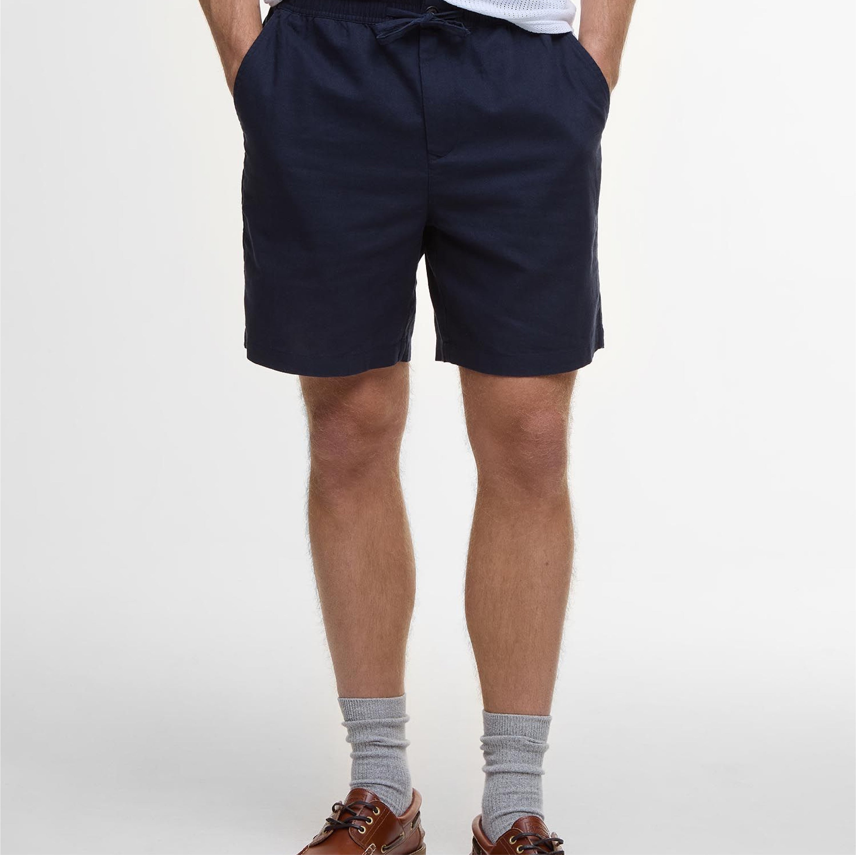 Cotton Linen Relaxed Shorts