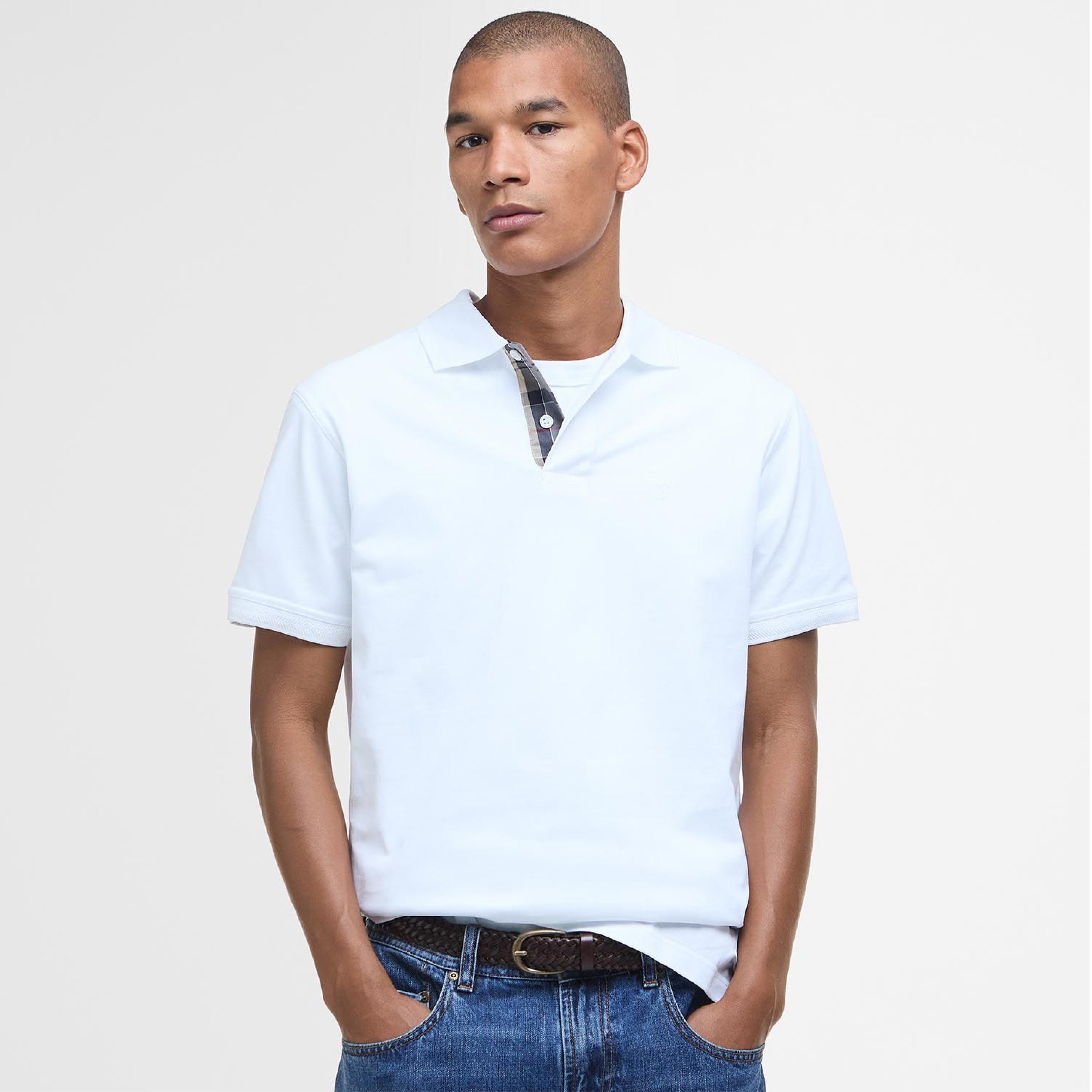 Premium Tartan Pique Polo Shirt