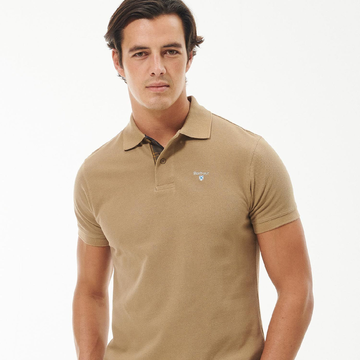 Barbour Tartan Pique Polo
