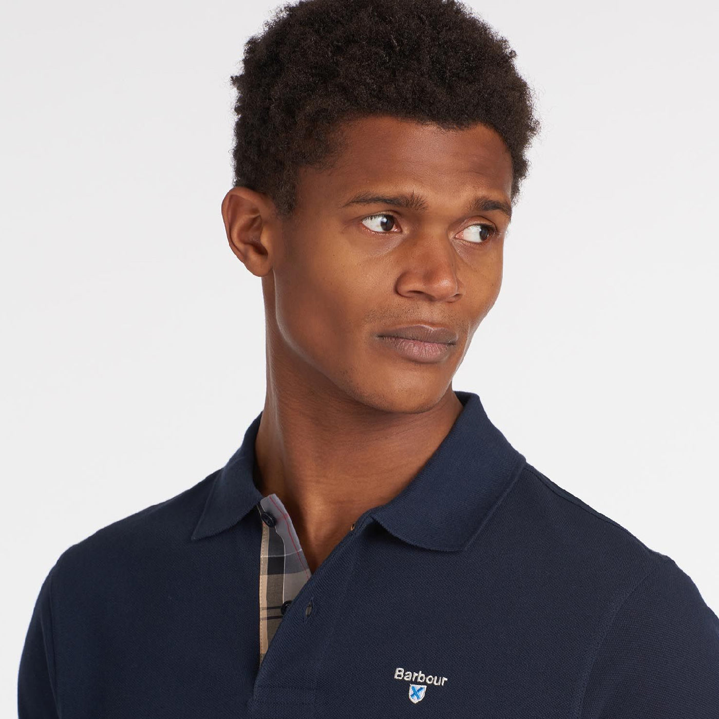 Barbour Tartan Pique Polo