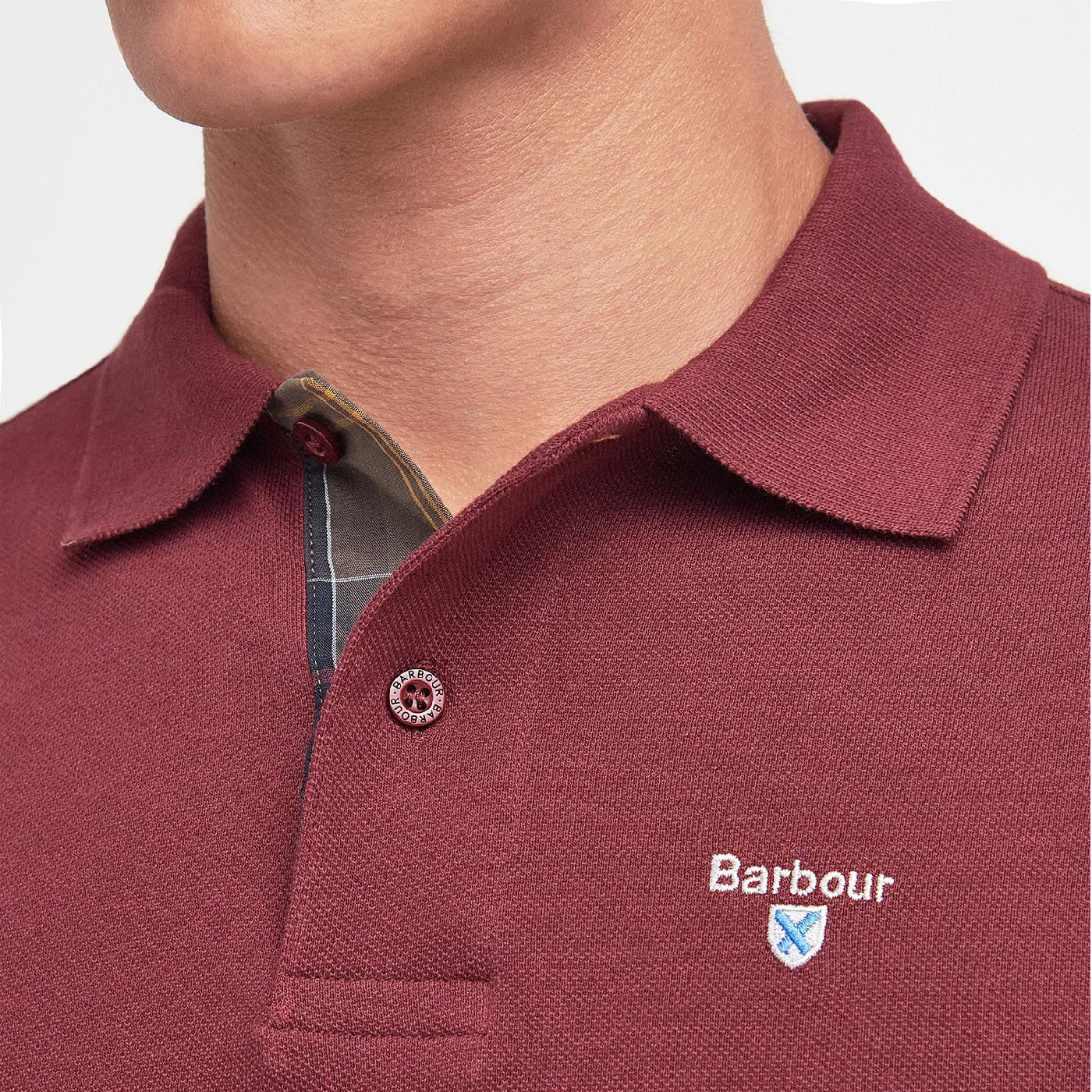 Barbour Tartan Pique Polo