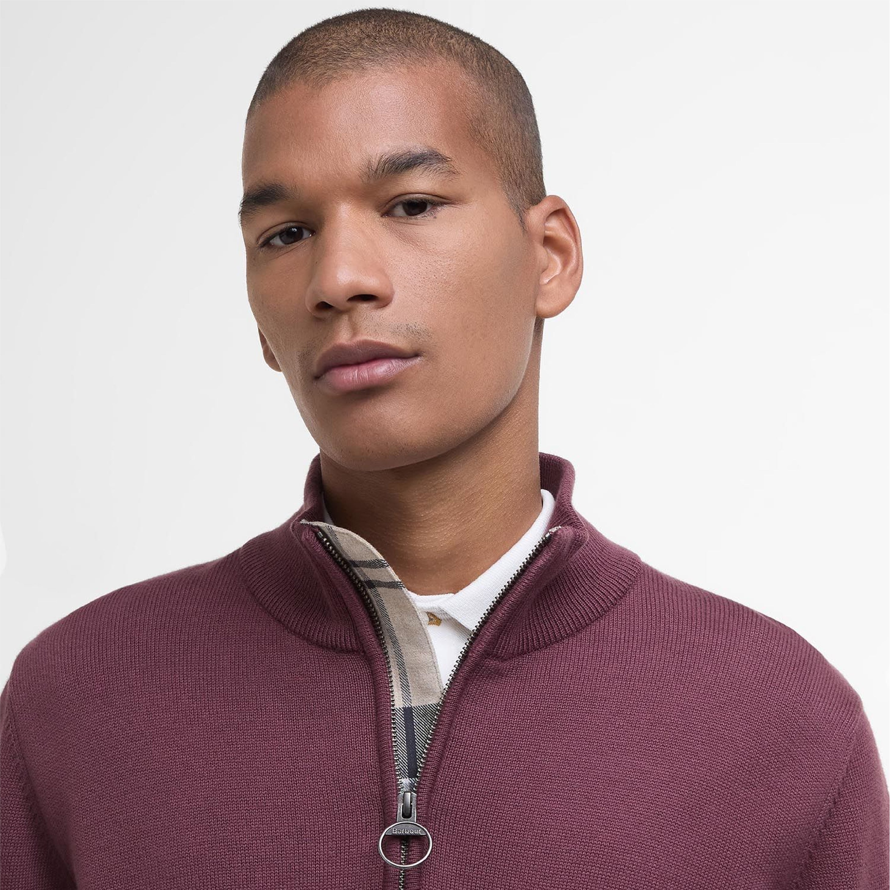 Cotton Half Zip Jumper