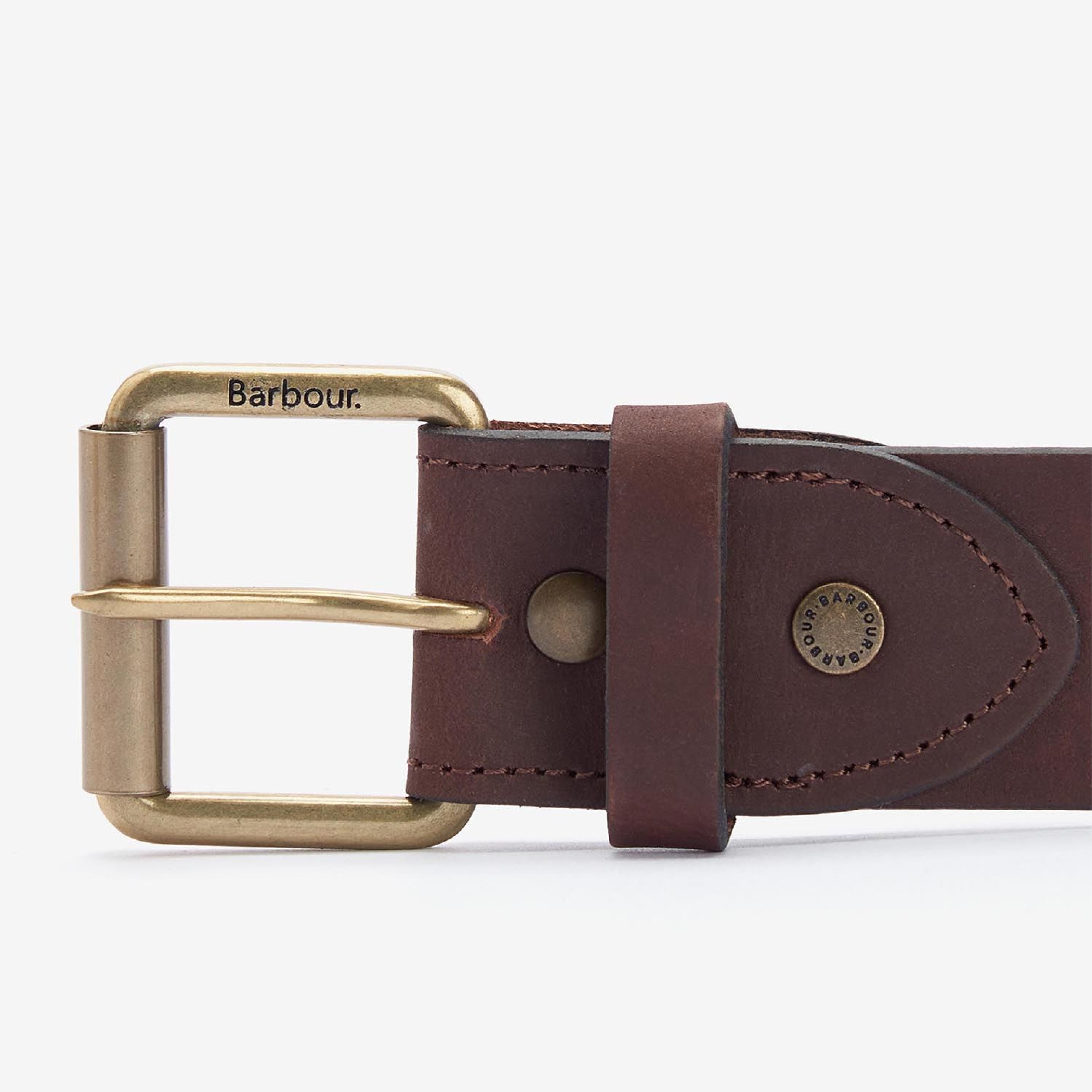Contrast Leather Belt