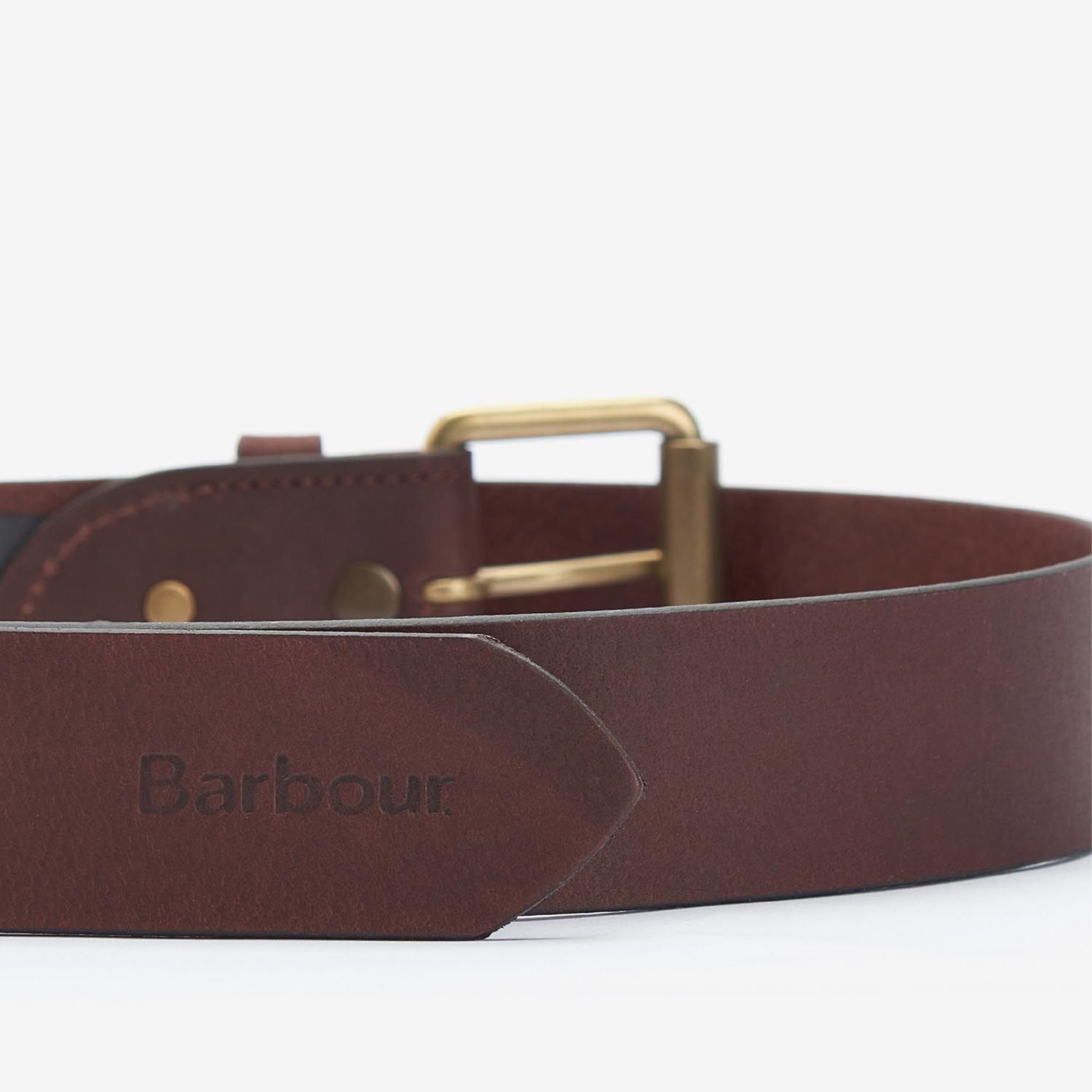 Contrast Leather Belt