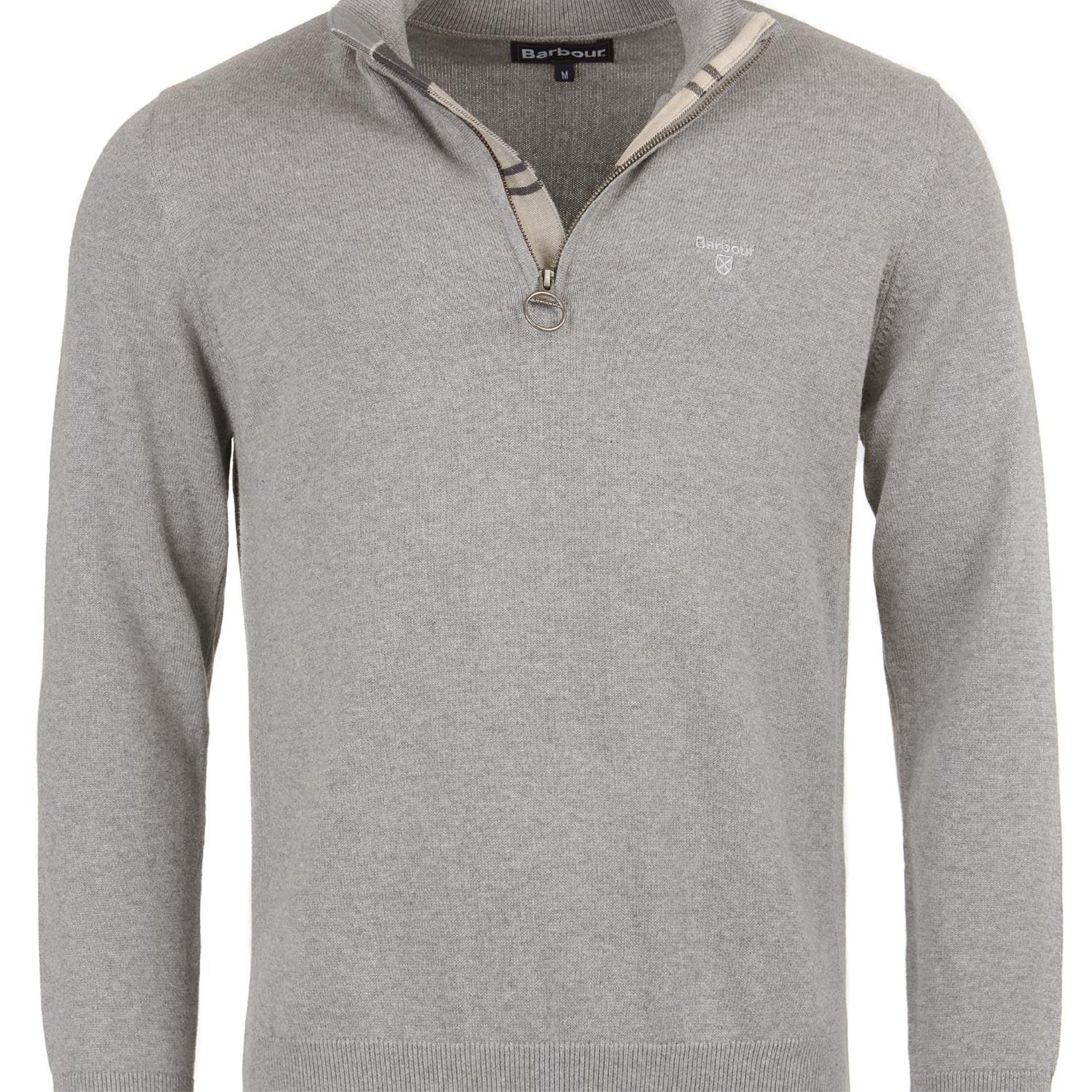 Cotton Half Zip Jumper
