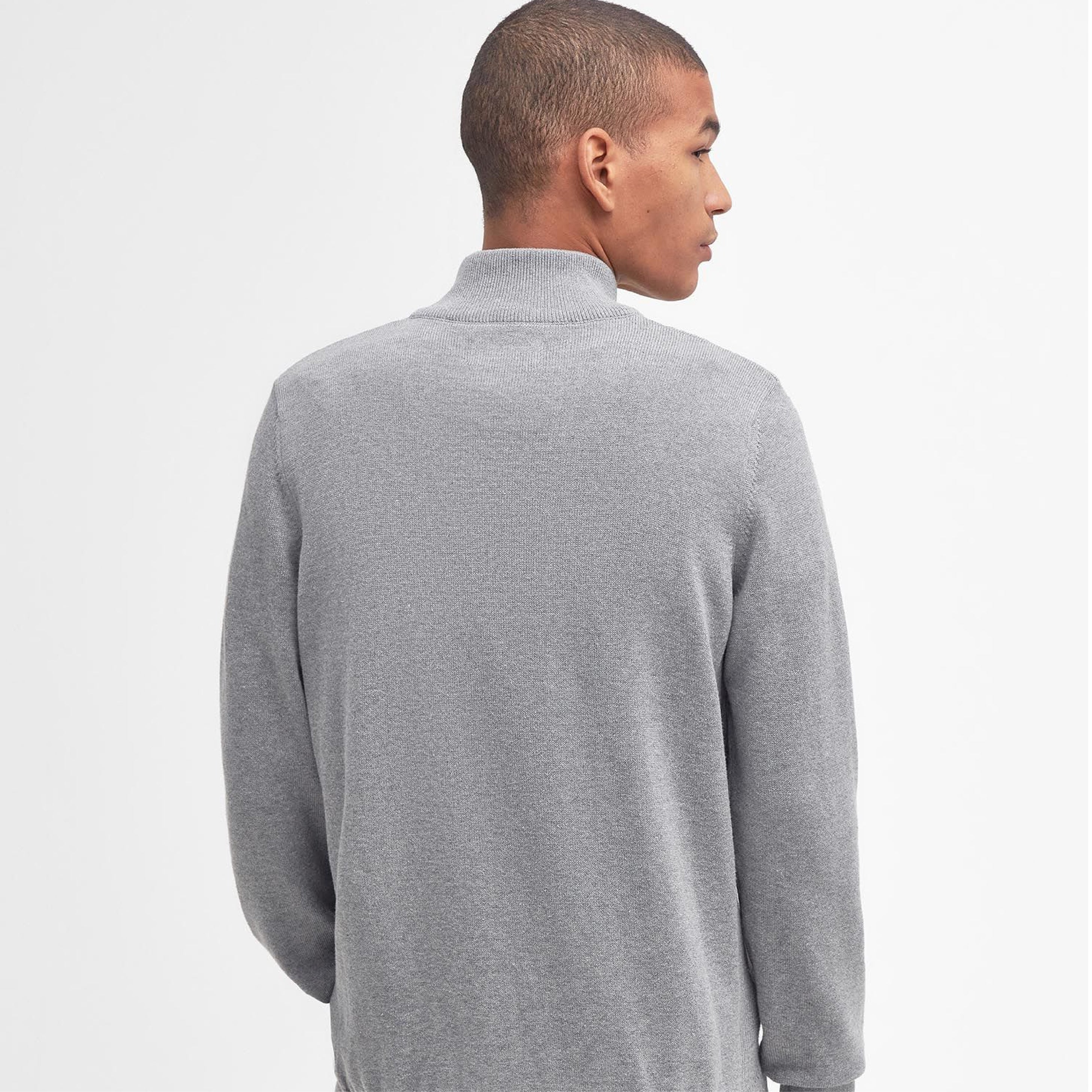 Cotton Half Zip Jumper