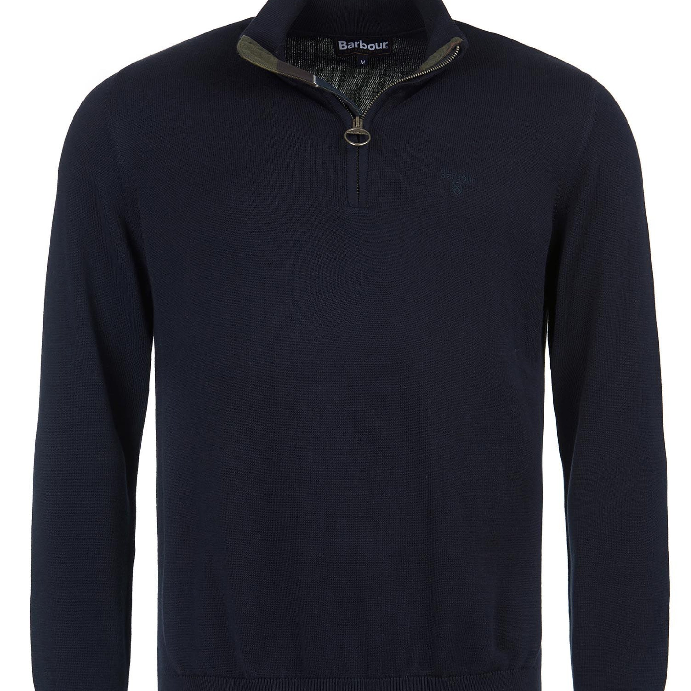 Cotton Half Zip Jumper
