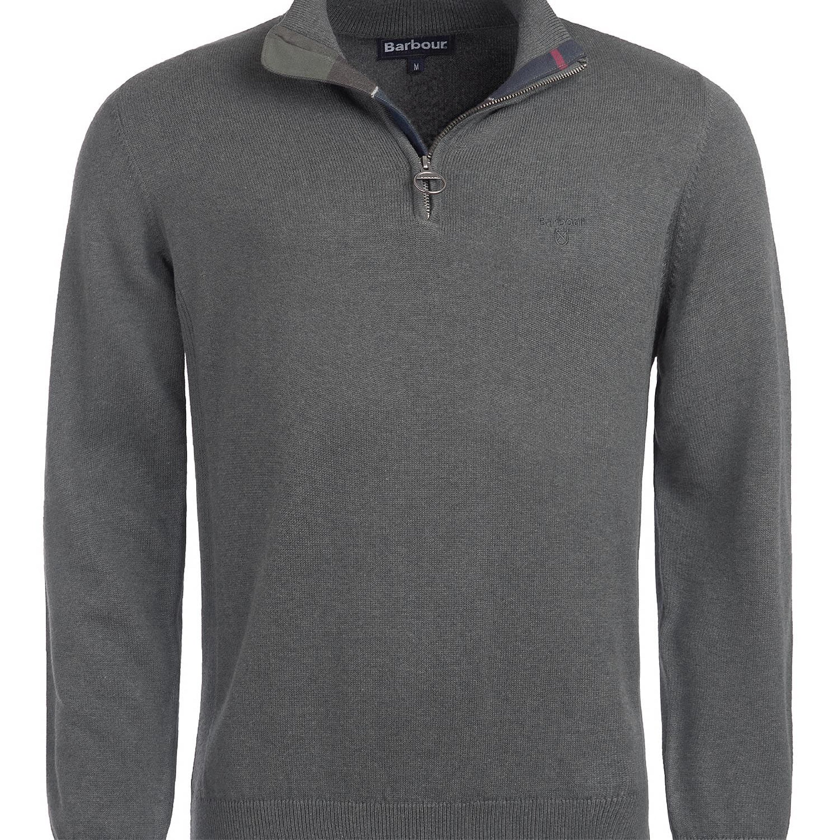 Cotton Half Zip Jumper