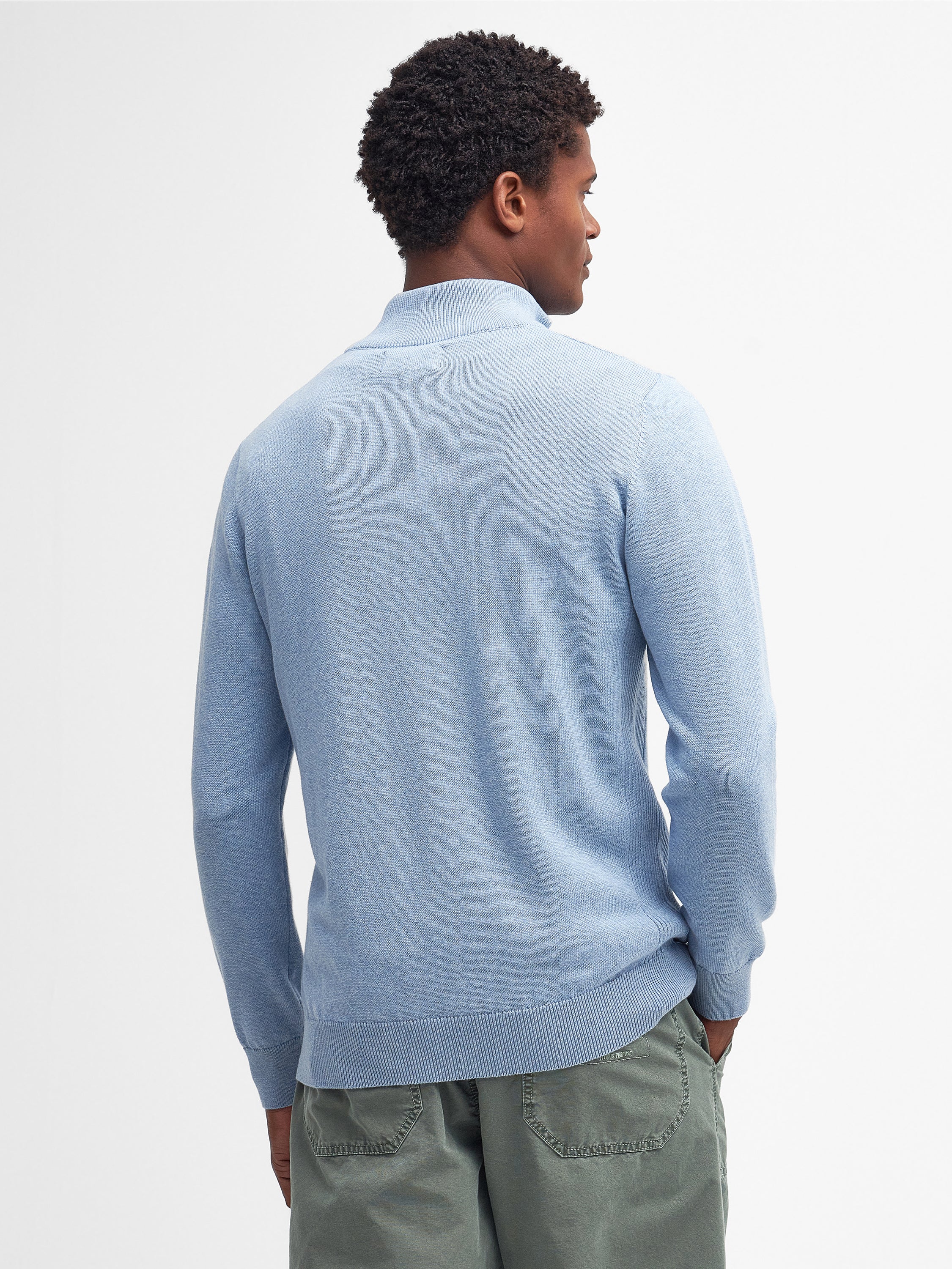 Cotton Half Zip Jumper