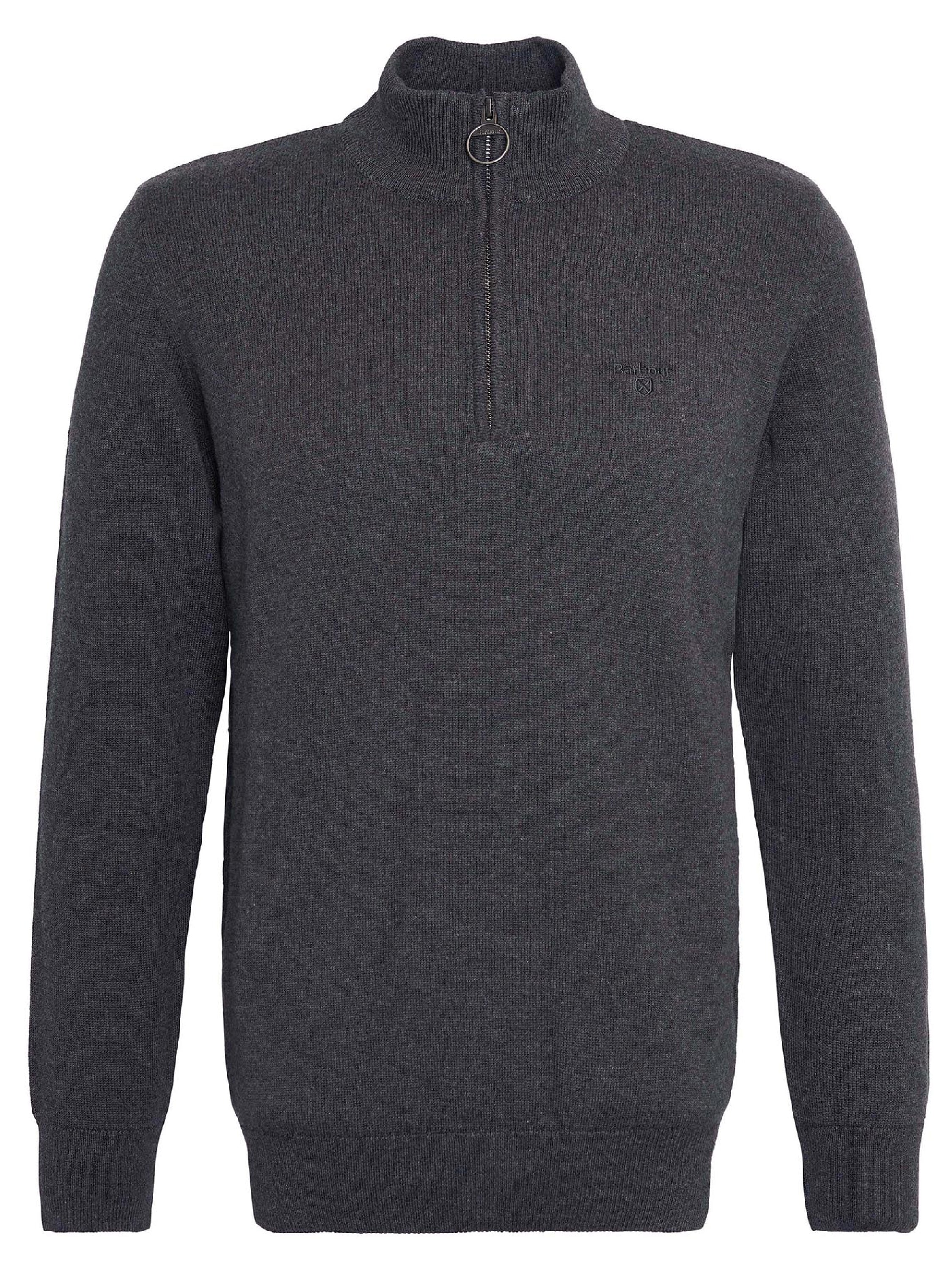 Cotton Half Zip Jumper