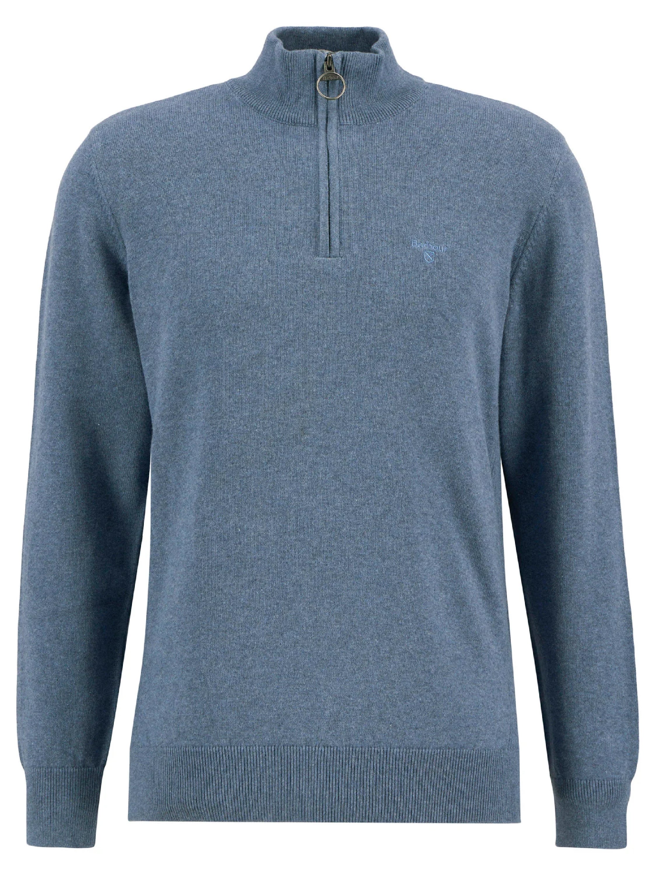 Cotton Quarter-Zip Jumper