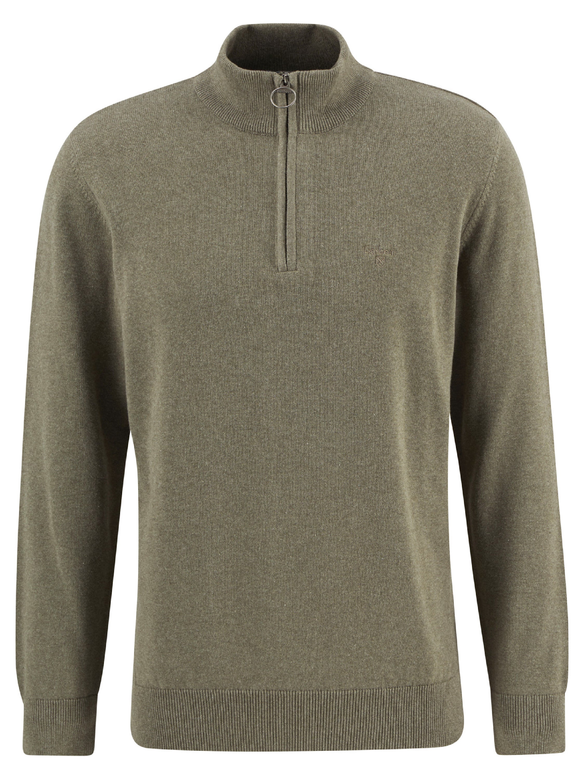Cotton Quarter-Zip Jumper