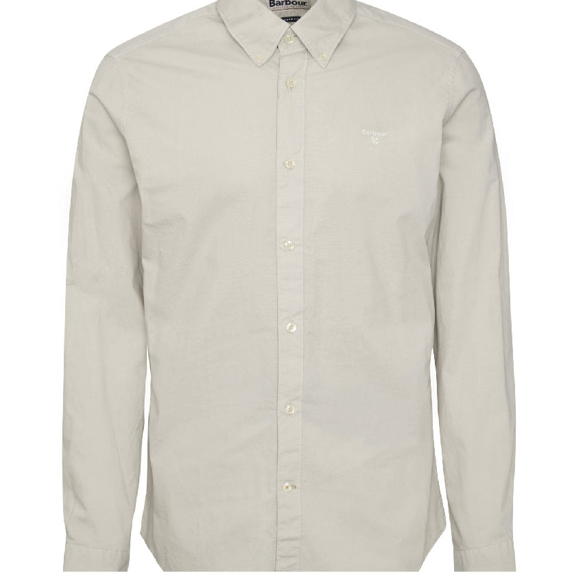 Garment Dyed Tailored Long-Sleeved Shirt