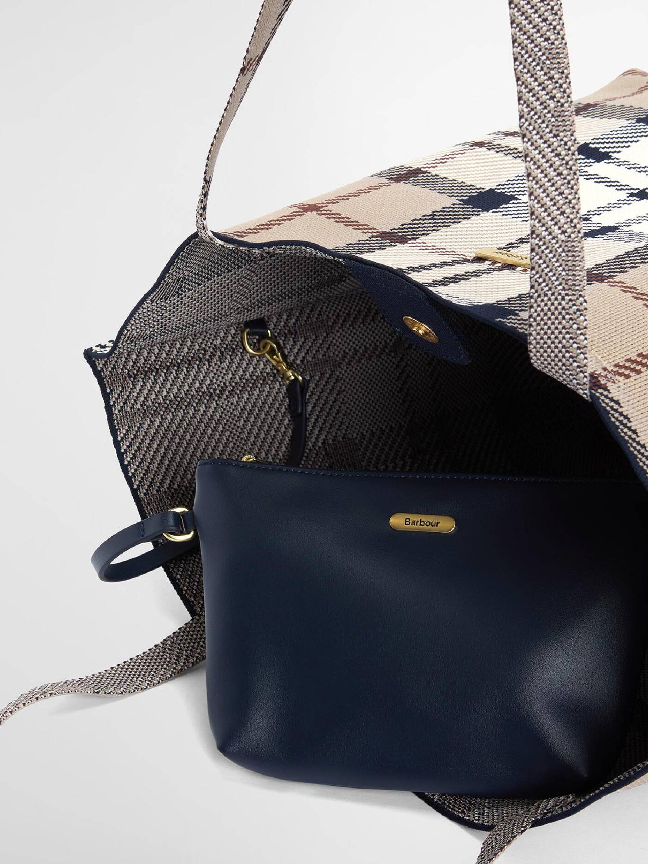 Layla Tartan Large Tote Bag