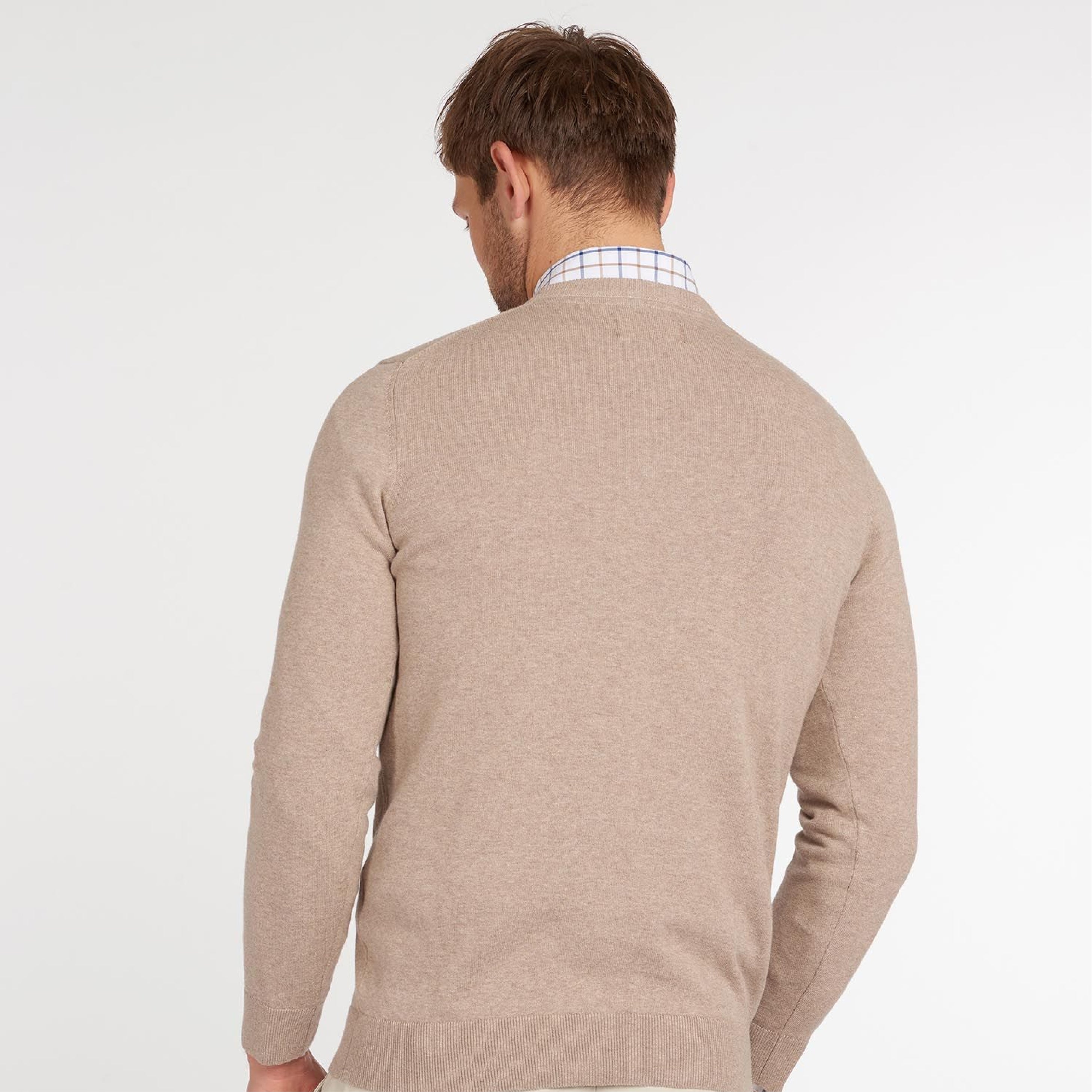 Pima Cotton V-Neck Jumper