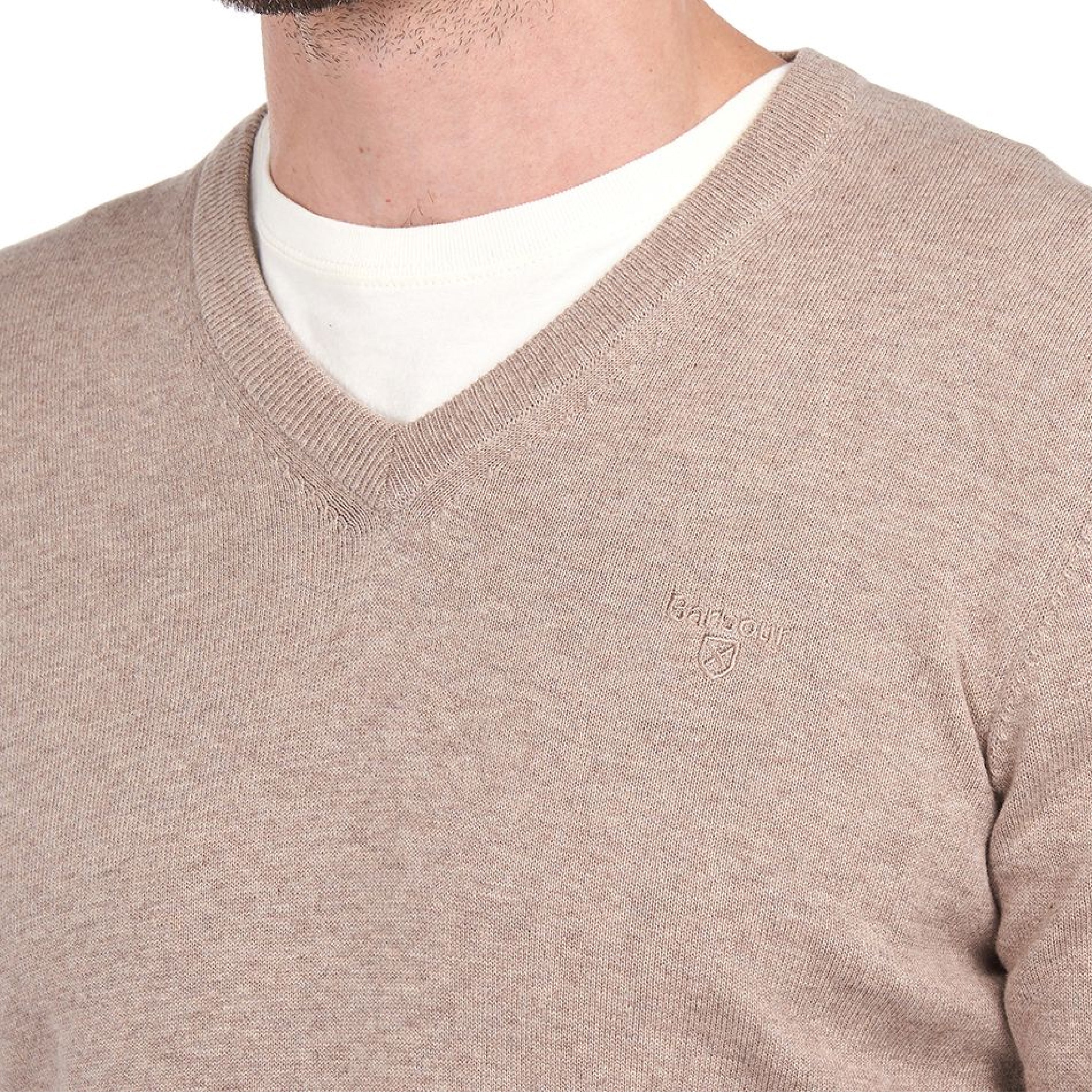 Pima Cotton V-Neck Jumper