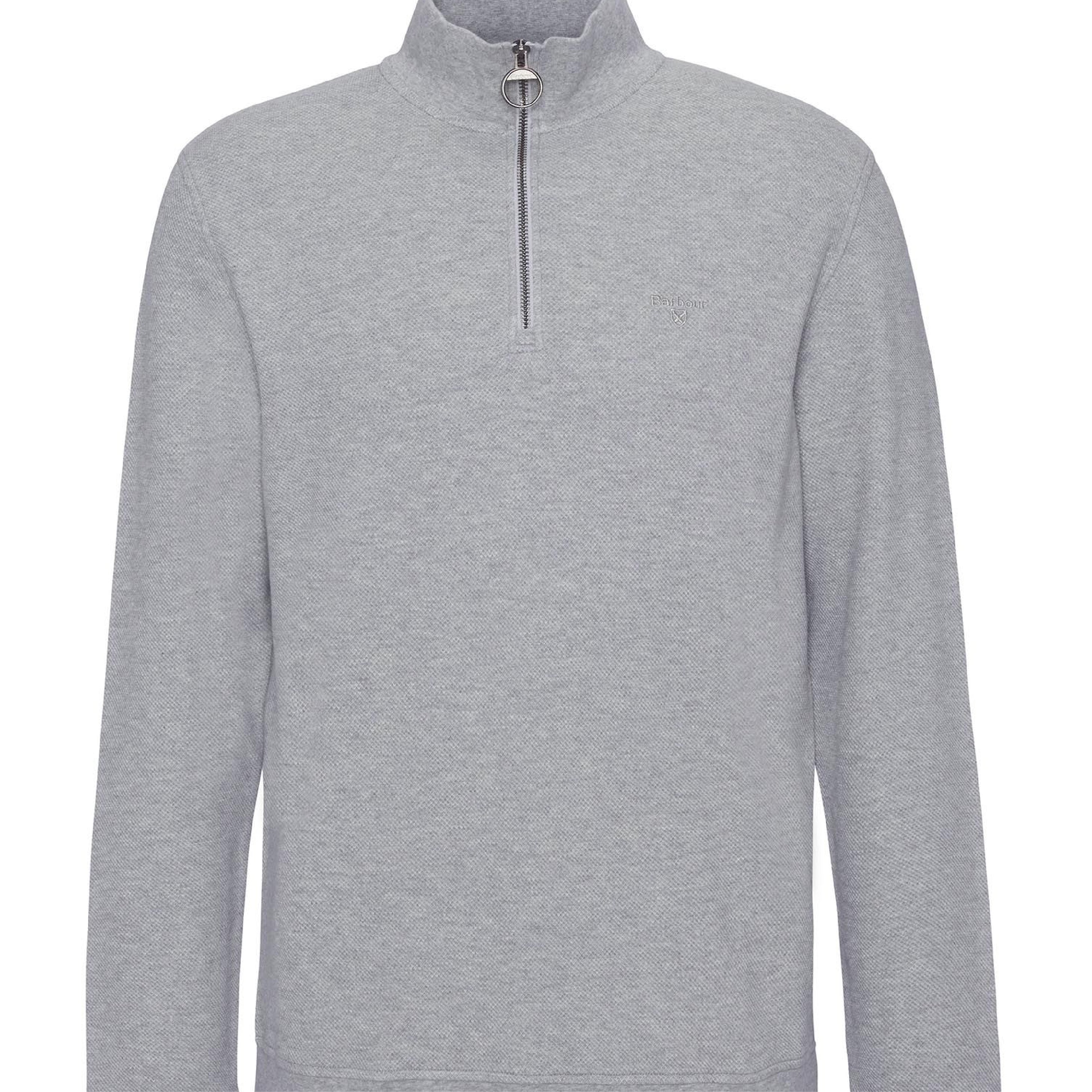 Pique Interlock Half Zip-Sweatshirt