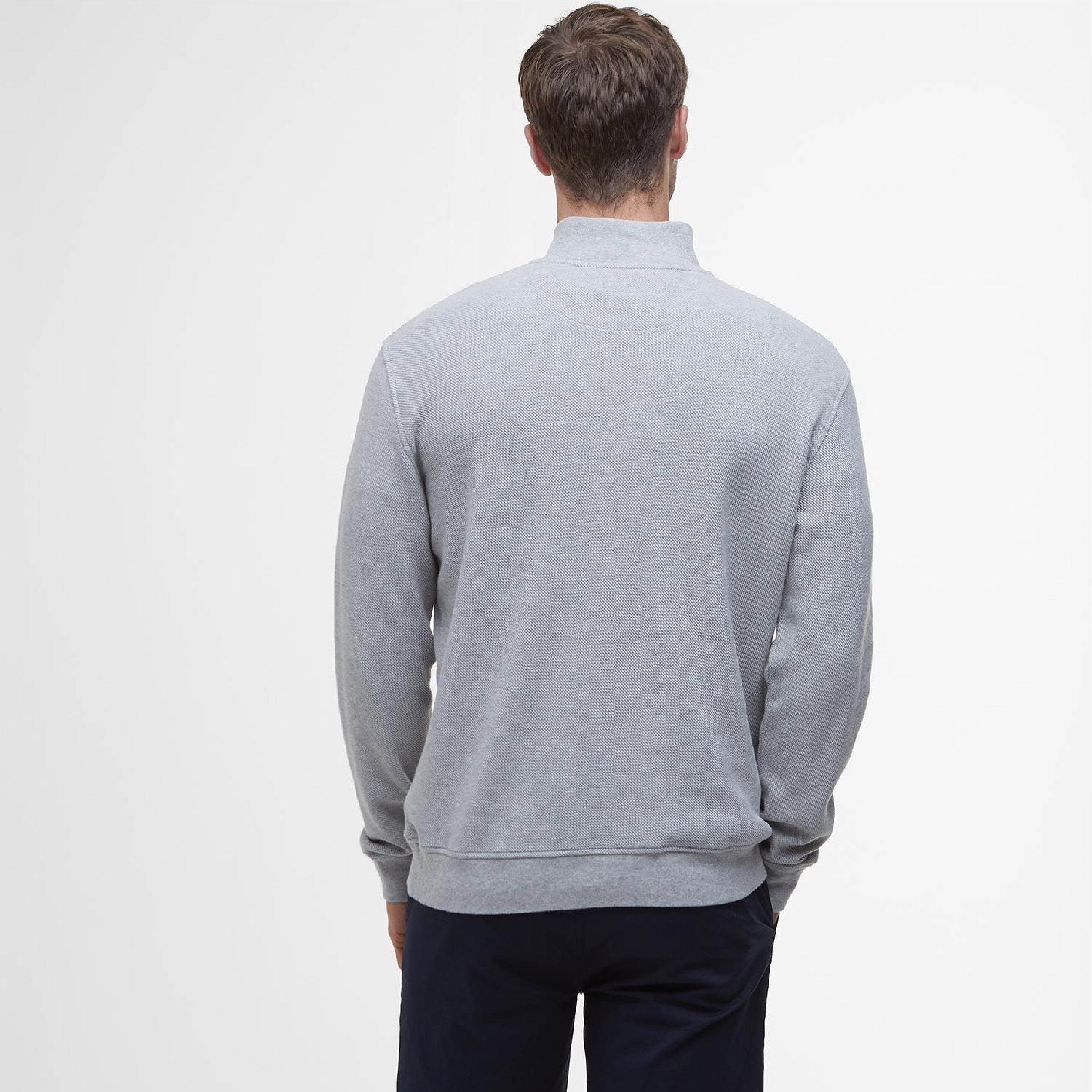 Pique Interlock Half Zip-Sweatshirt