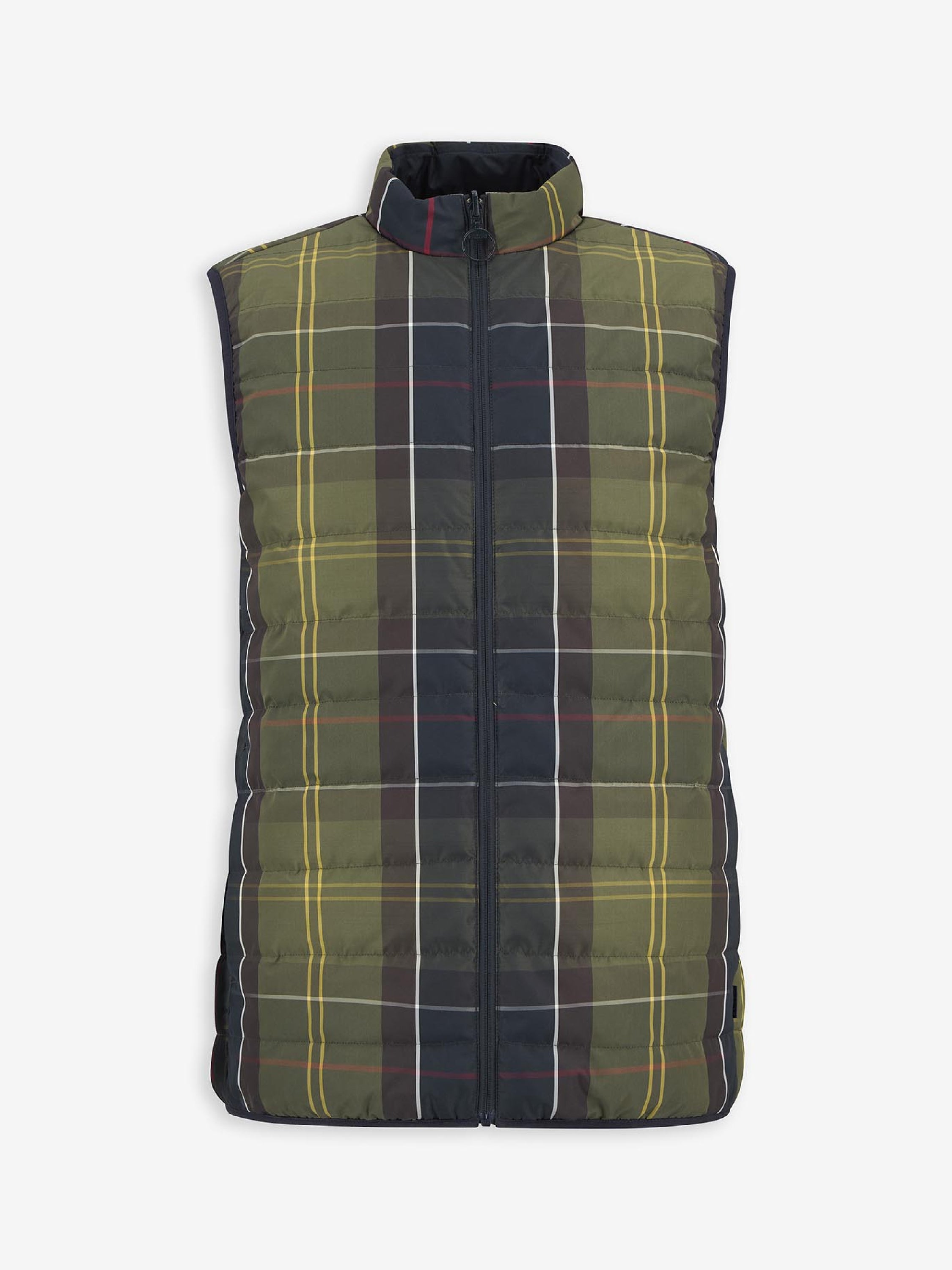 Reversible Tartan Puffer Gilet