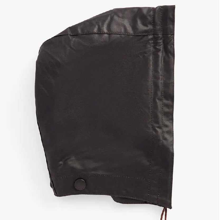 Waxed Cotton Plain Hood