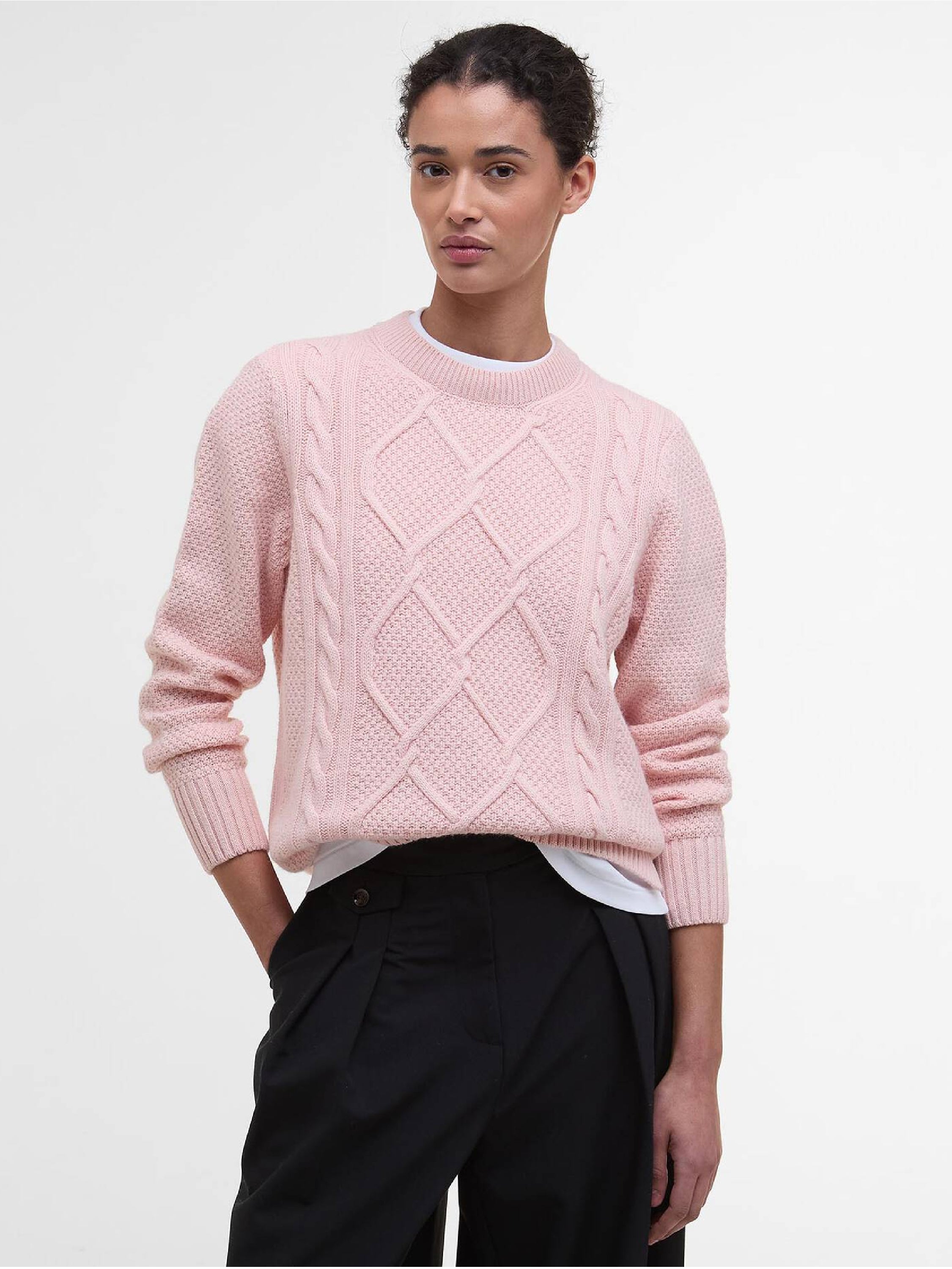 Burne Argyle Crew Neck Jumper