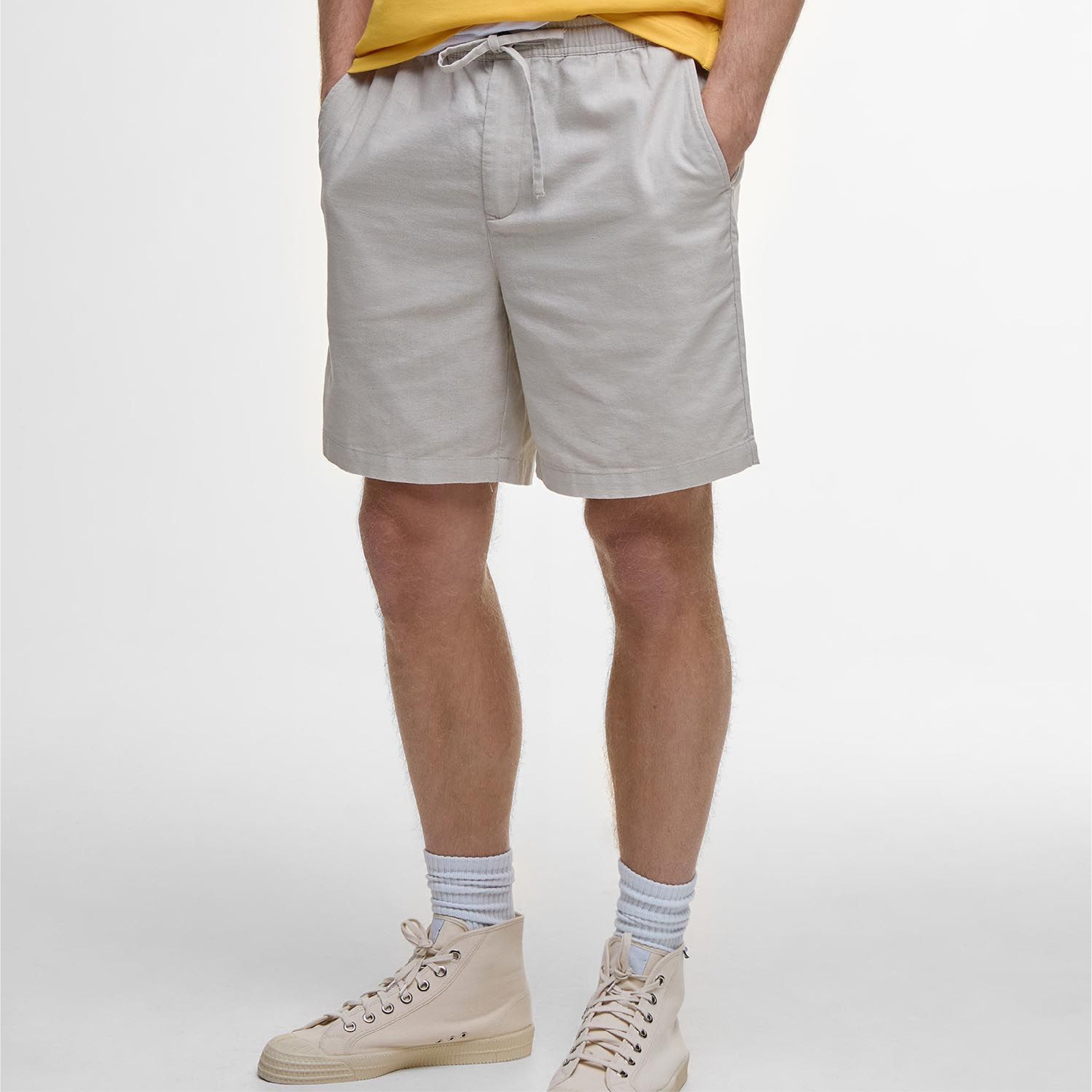 Cotton Linen Relaxed Shorts