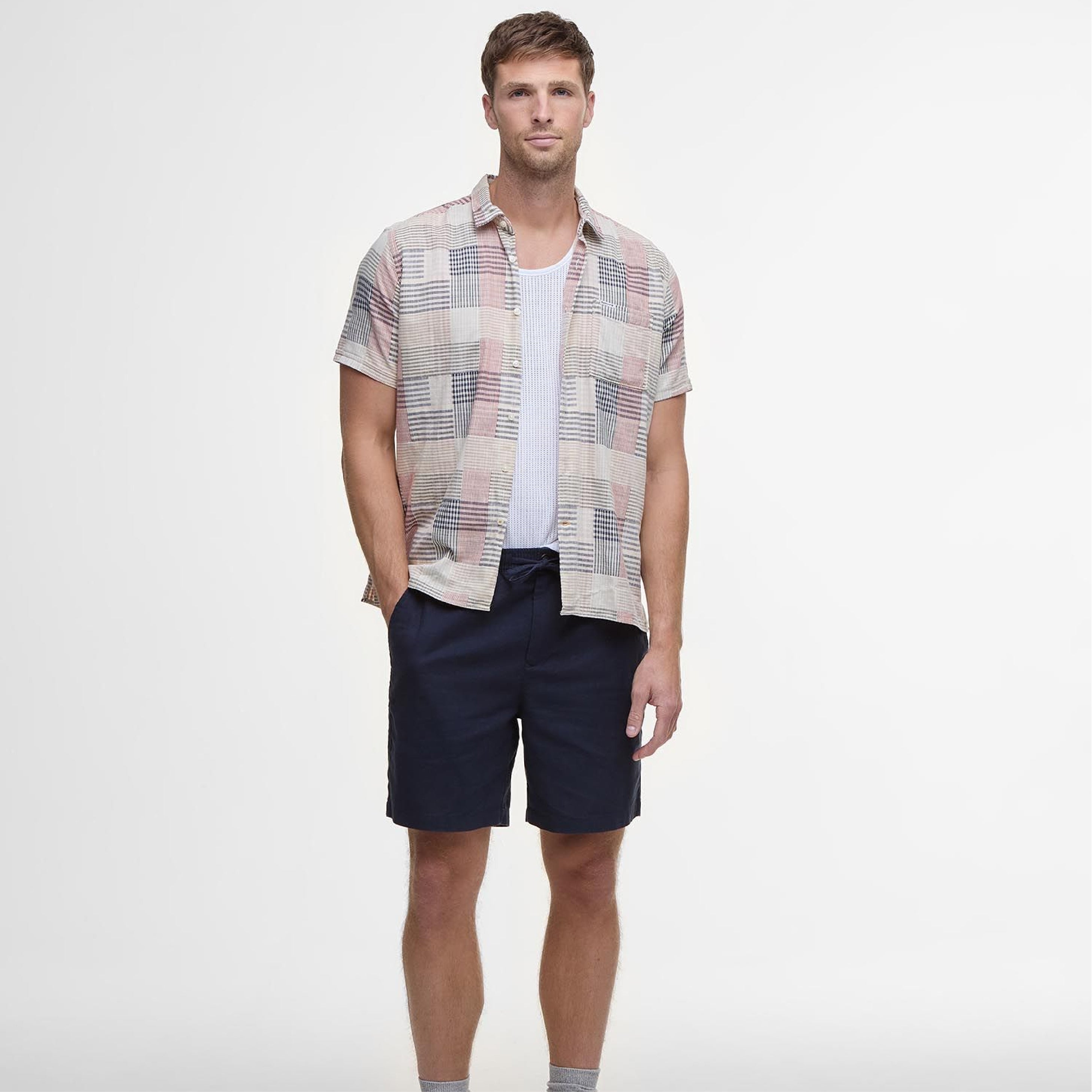Cotton Linen Relaxed Shorts