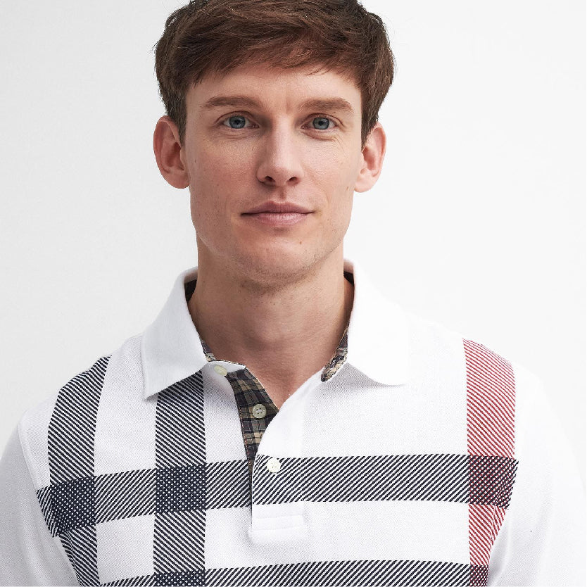 Blaine Tartan Long-Sleeved Polo Shirt