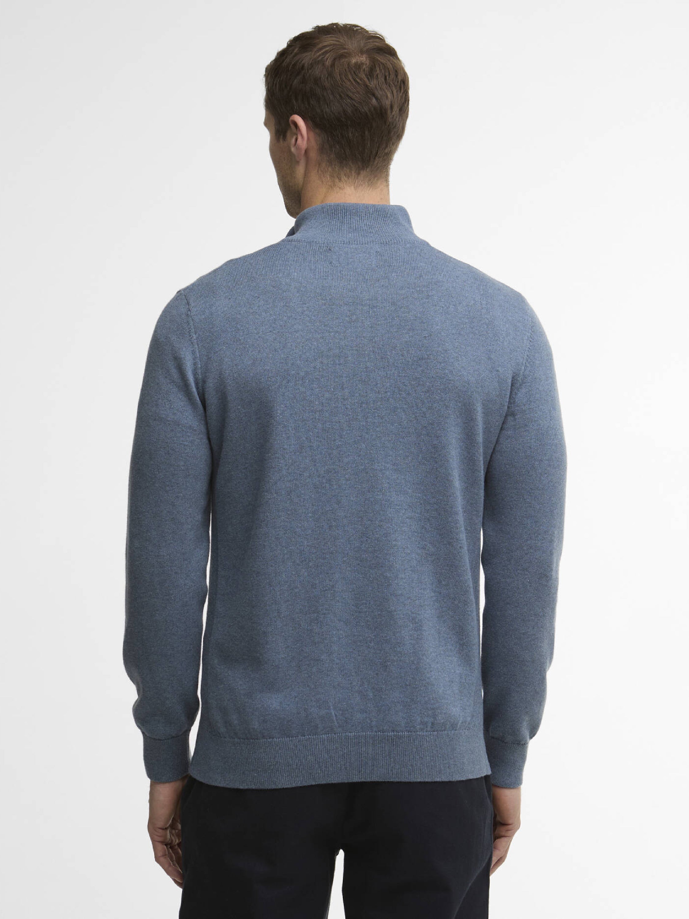 Cotton Quarter-Zip Jumper