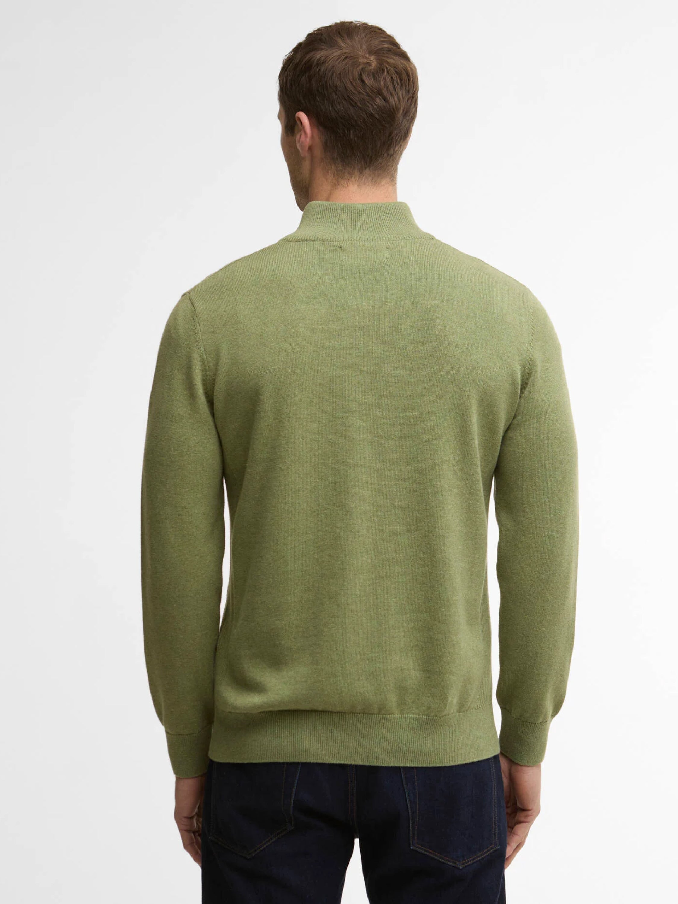 Cotton Quarter-Zip Jumper