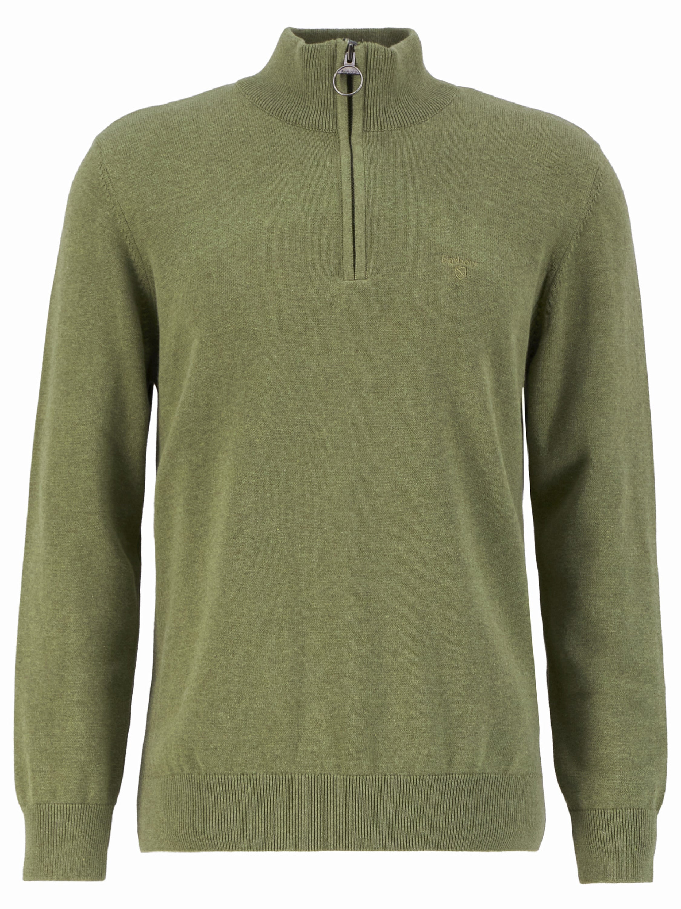 Cotton Quarter-Zip Jumper