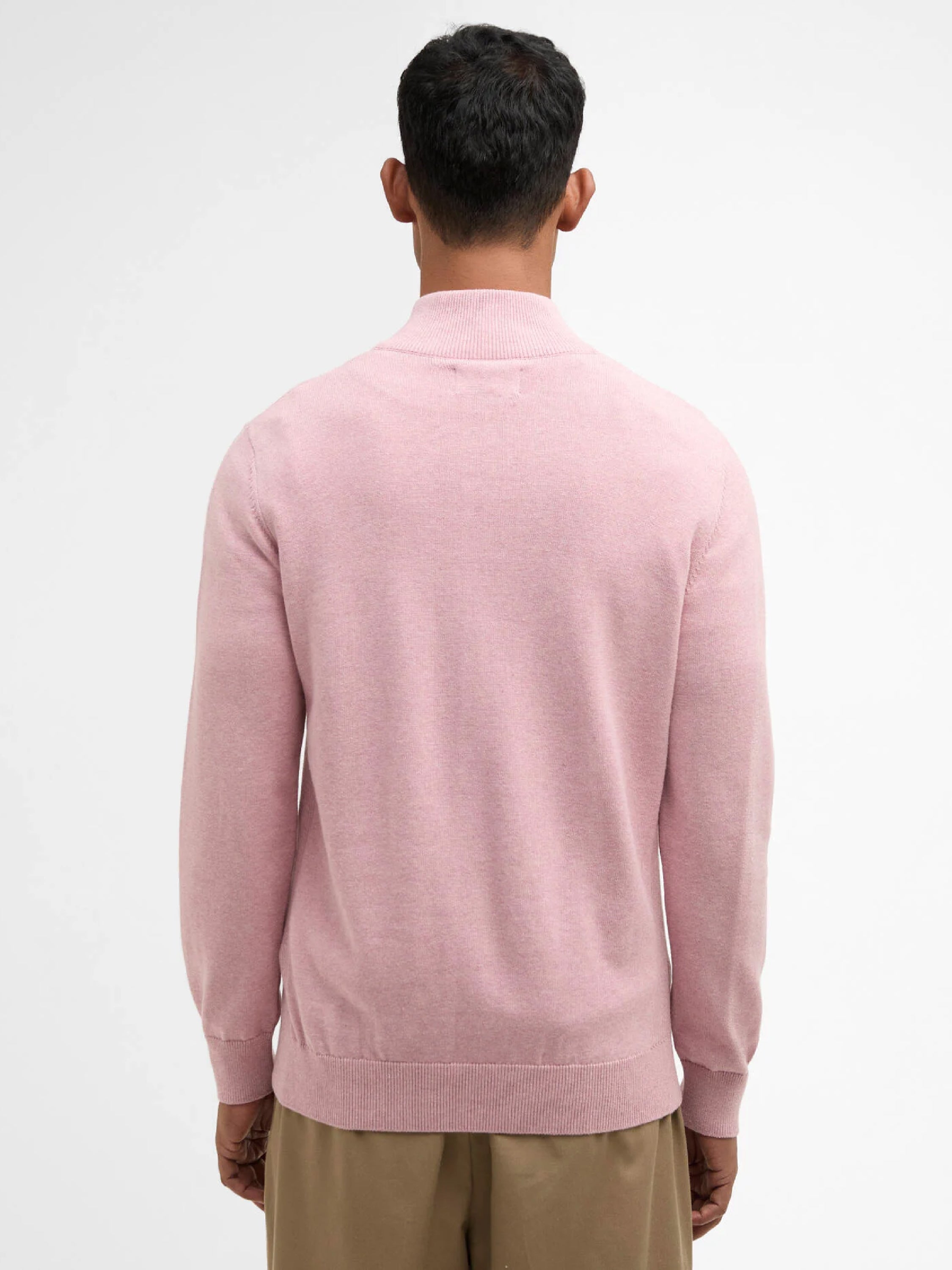 Cotton Quarter-Zip Jumper