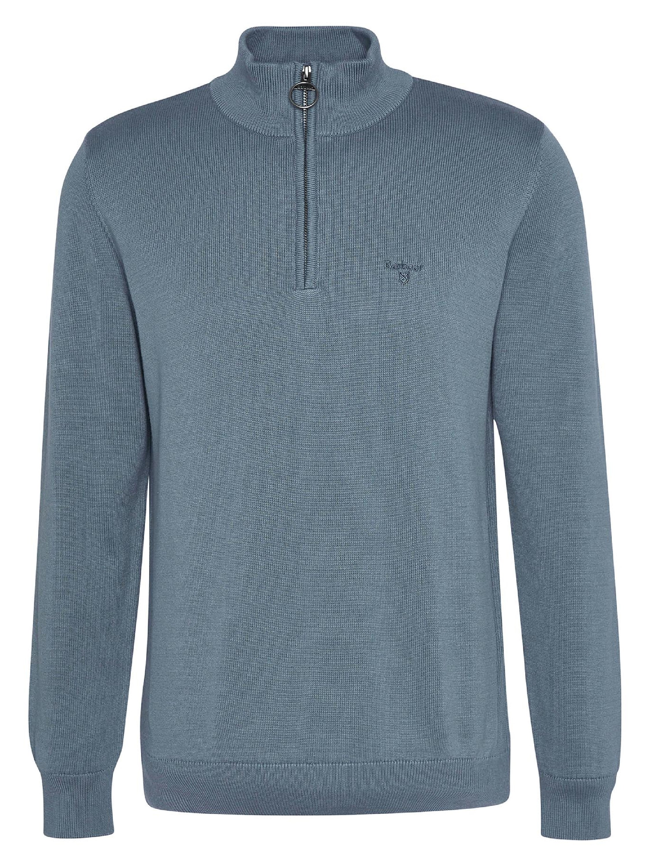 Cotton Quarter-Zip Jumper