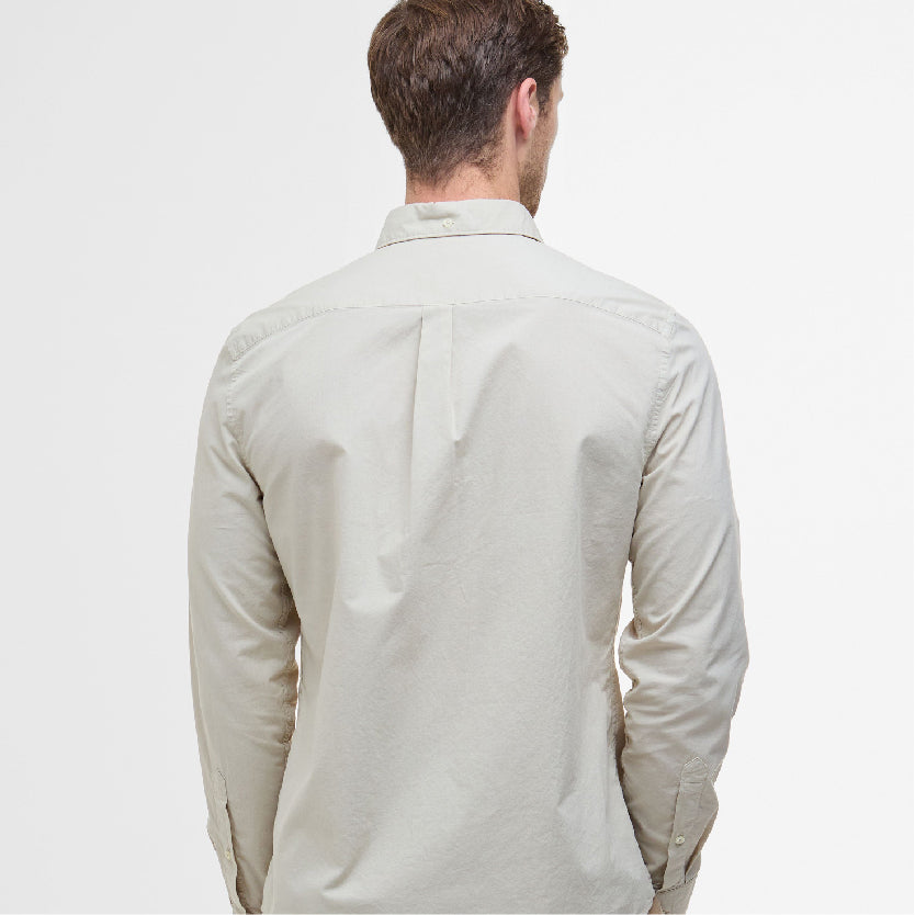 Garment Dyed Tailored Long-Sleeved Shirt