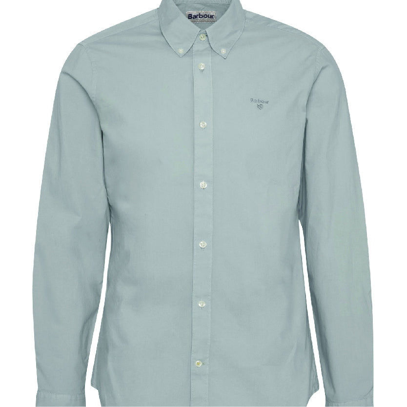 Garment Dyed Tailored Long-Sleeved Shirt
