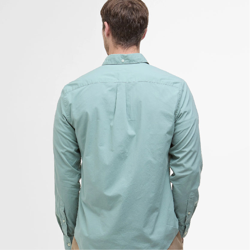 Garment Dyed Tailored Long-Sleeved Shirt