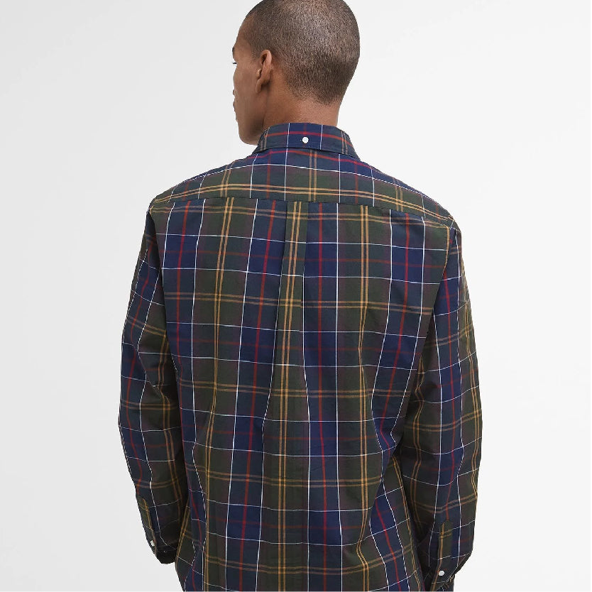 Laggon Tartan Relaxed Long-Sleeved Shirt
