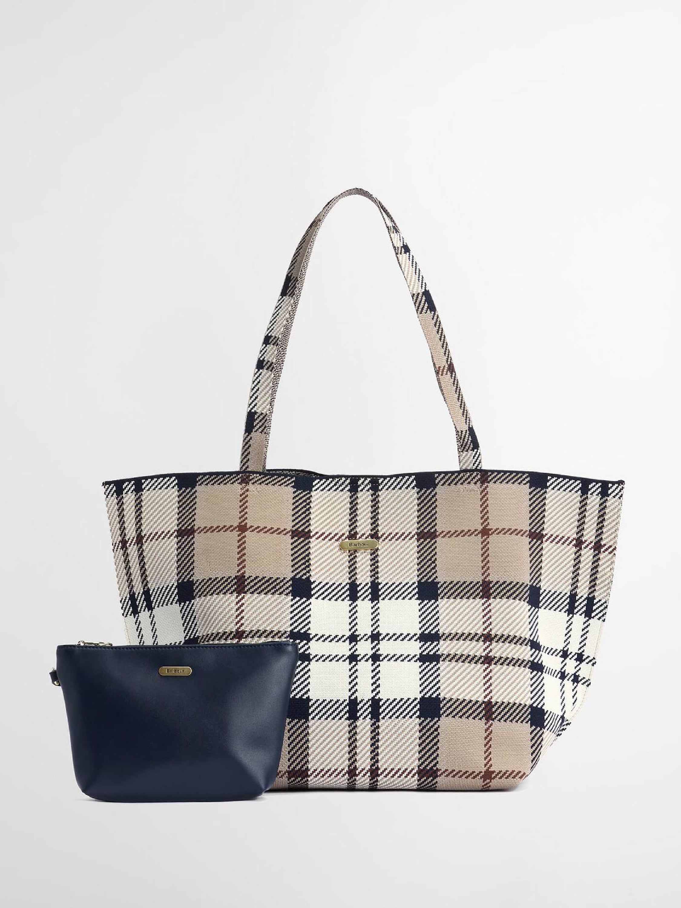 Layla Tartan Large Tote Bag
