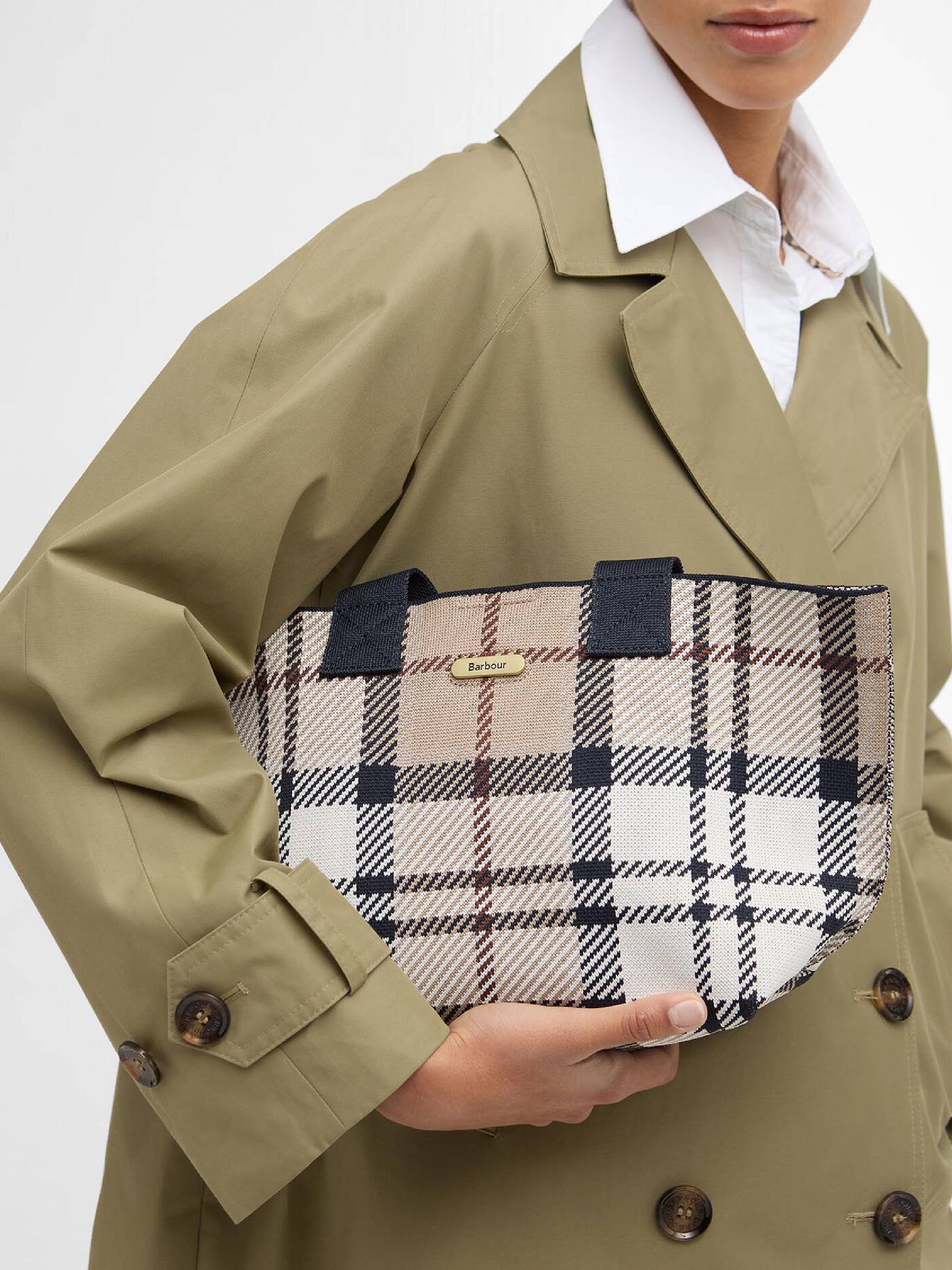 Layla Tartan Mini Tote Bag